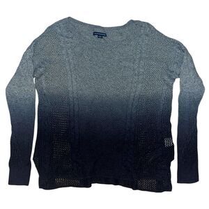 American Eagle Women's Blue Ombre Sweater